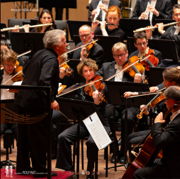 orchestra performing